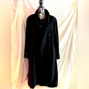 Floor Length Double-Breasted Anne Klein Duster
